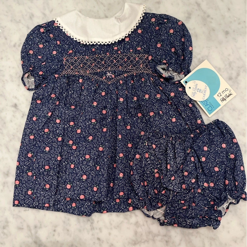 NWT Vintage Polly Flinders Dress with Bloomers ⭐️pen mark